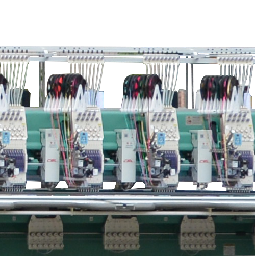 CBL High Speed Multi-Heads Coiling/Cording And Chain Stitch Mixed Flat Computerized Embroidery Machine