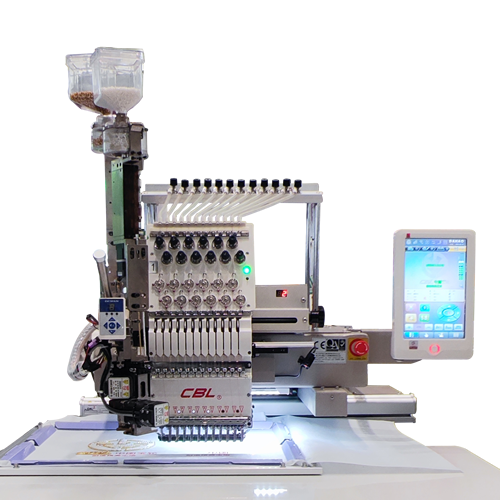 CBL High Speed Single Head Loose Bead Mixed Flat Computerized Embroidery Machine